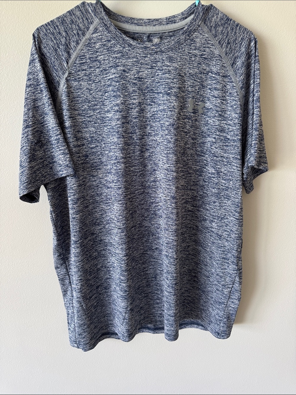 Under Armour Men's Blue Heathered Performance Short Sleeve Tee